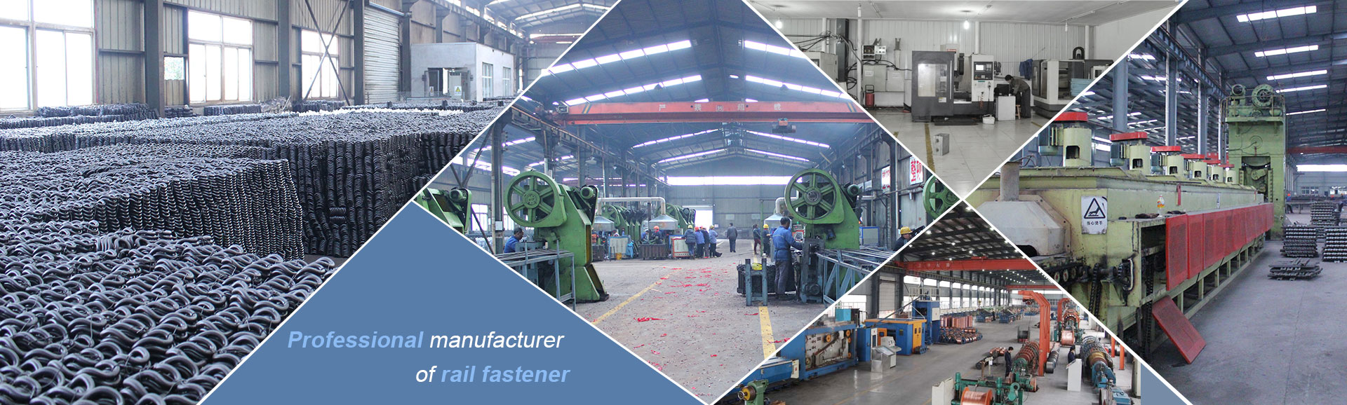 Professional rail fastener manufacture