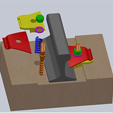 nabla clip rail fastening system