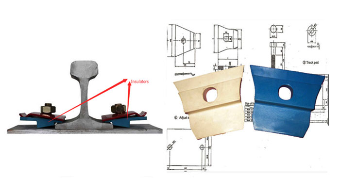 nabla rail insulators