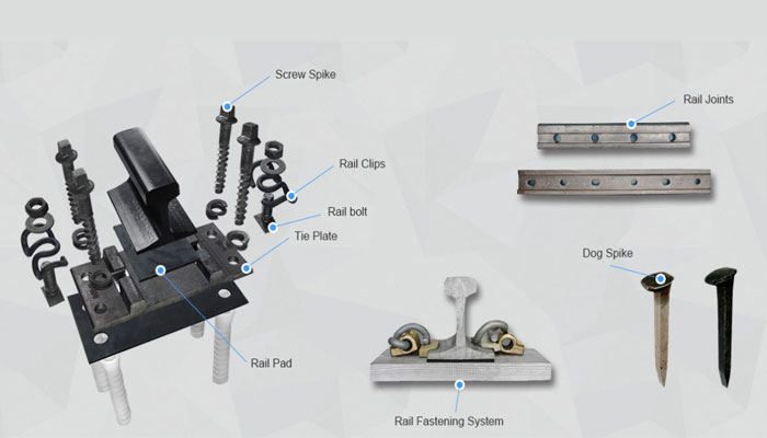 rail fastening detail